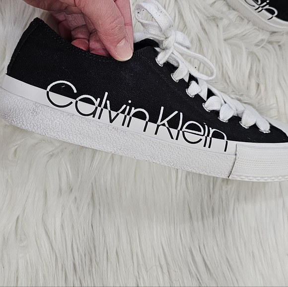 Calvin klein Taylor  lace up sneakers - Picture 8 of 9